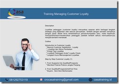 TRAINING BEYOND CUSTOMER SATISFICATION