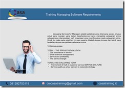 Training requirements analysis