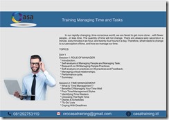 TRAINING CREATING PLANNING STRATEGIES