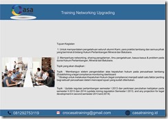 TRAINING NETWORKING UPGRADING