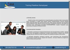 TRAINING MENINGKATKAN KEMAMPUAN BERPIKIR KRITIS