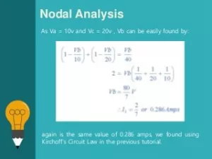 TRAINING ONLINE NODAL ANALYSIS