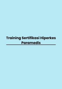 pelatihan Sertifikasi Hiperkes Paramedis di jogja