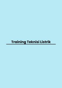 pelatihan Teknisi Listrik di jogja