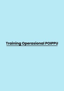 pelatihan Operasional POIPPU di jogja