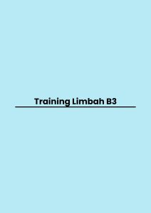 pelatihan Limbah B3 di jogja