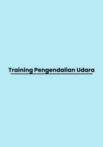 pelatihan Pengendalian Udara di jogja