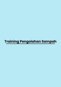 pelatihan Pengolahan Sampah di jogja