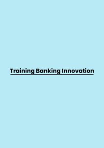pelatihan Banking Innovation di jogja