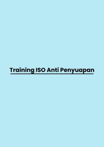 pelatihan ISO Anti Penyuapan di jogja