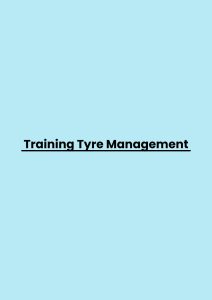 pelatihan Tyre Management di jakarta