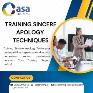 pelatihan SINCERE APOLOGY TECHNIQUES di jakarta