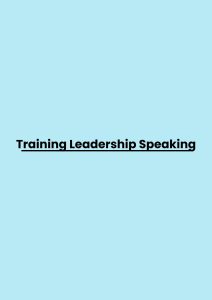 pelatihan Leadership Speaking di bandung