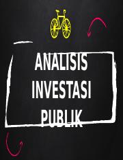 TRAINING ONLINE ANALISIS KELAYAKAN INVESTASI PUBLIK&nbsp;