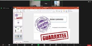 pelatihan Laporan Training Bank Garansi via Zoom di jakarta