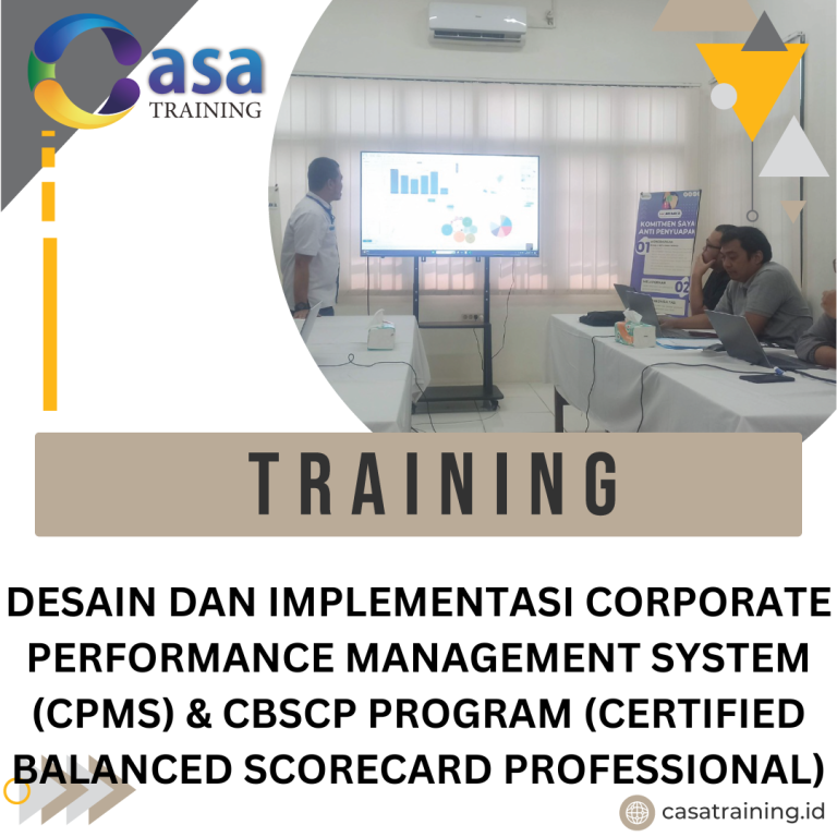 TRAINING DESAIN DAN IMPLEMENTASI CORPORATE PERFORMANCE MANAGEMENT ...