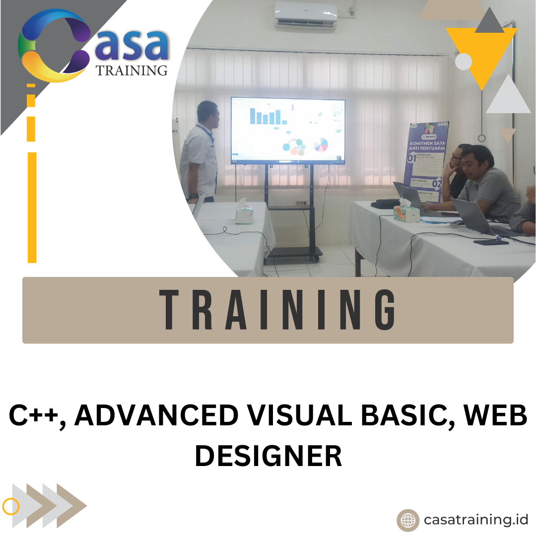 TRAINING C++ ADVANCED VISUAL BASIC WEB DESIGNER