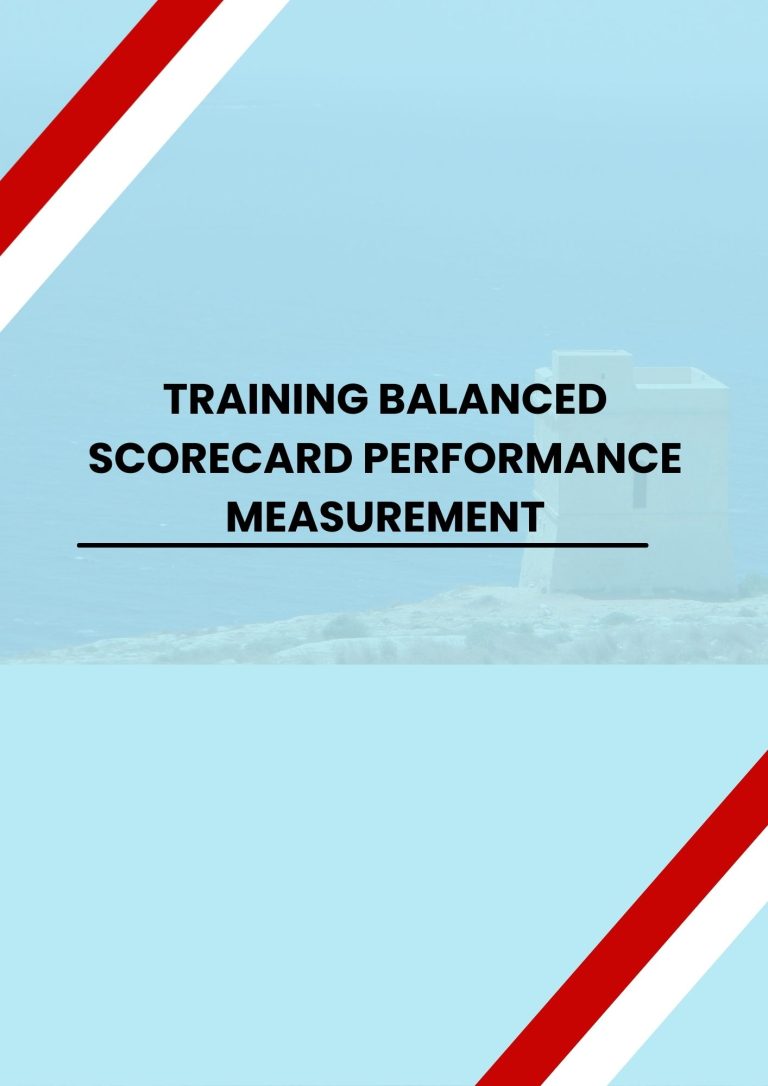 TRAINING BALANCED SCORECARD MEASUREMENT - Casa Training