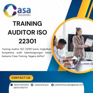 pelatihan AUDITOR ISO 22301 di jakarta