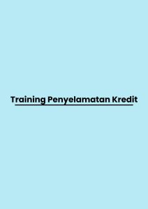 pelatihan Penyelamatan Kredit di jogja