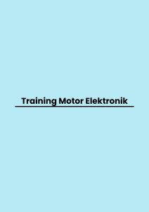 pelatihan Motor Elektronik di jogja