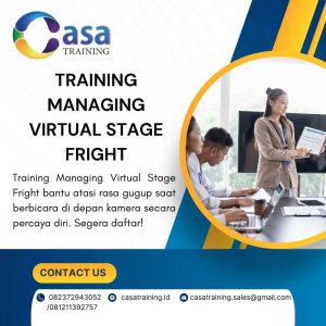 pelatihan MANAGING VIRTUAL STAGE FRIGHT di jakarta