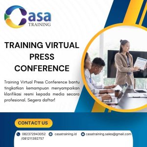 pelatihan VIRTUAL PRESS CONFERENCE di jakarta