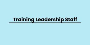 pelatihan Leadership Staff di bandung