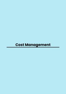 pelatihan Cost Management di jogja